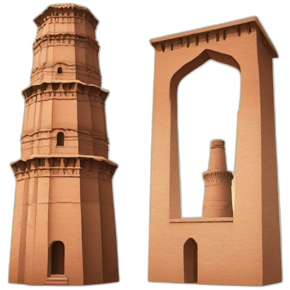 Qutub minar emoji