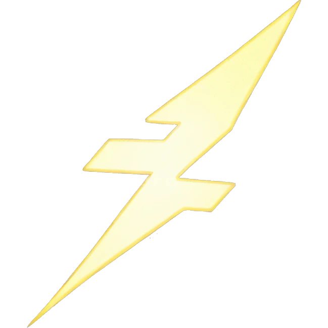 Electric lightning emoji