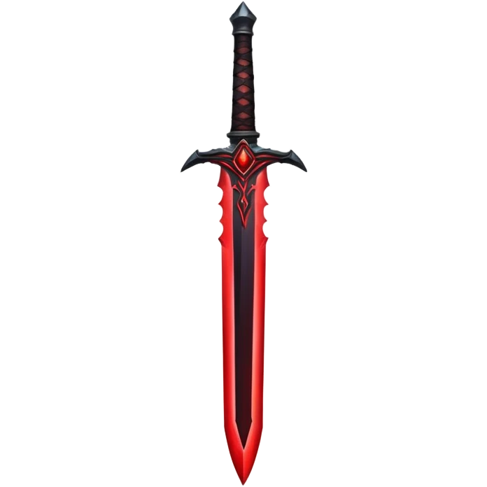 Red sword with black aura emoji