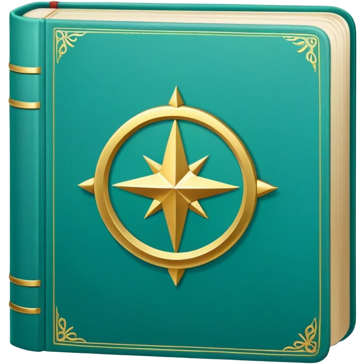 the book of power... greenish blue  emoji