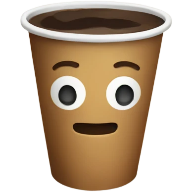 paper cup of coffee emoji