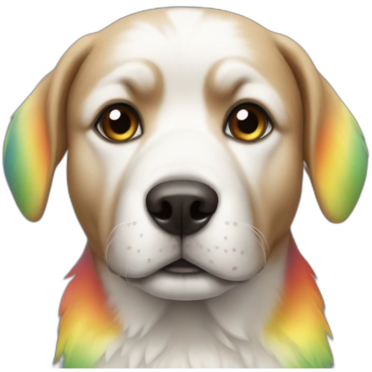 dog-ranbow emoji
