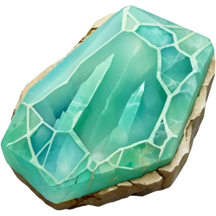 peruvian opal gemstone raw crystal emoji