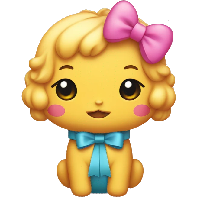  Sanrio with a bow emoji