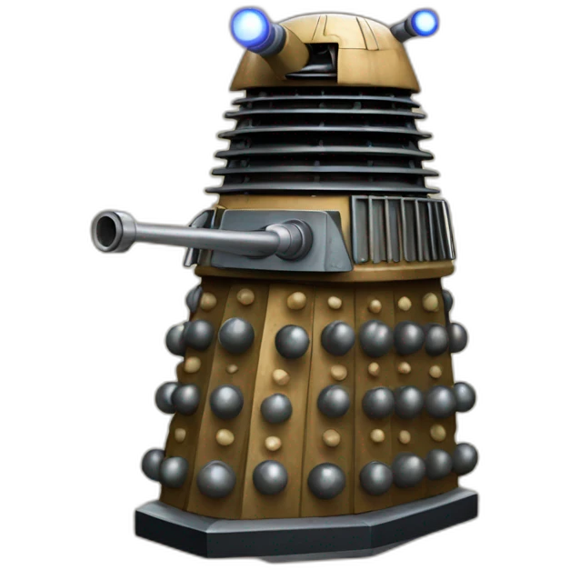 flying dalek from doctor who emoji