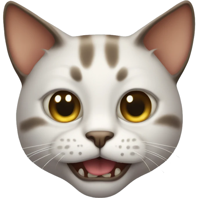 cat with horn but ugly emoji