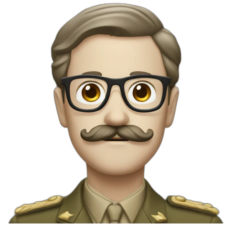 Guy w mustache who started WW2 emoji