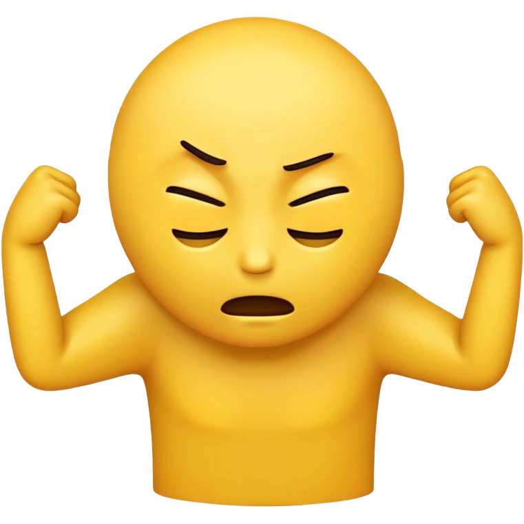 an emoji strangling themselves emoji