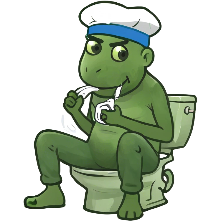 Human pooping really hard  emoji