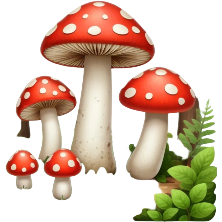 Cottage core mushrooms emoji
