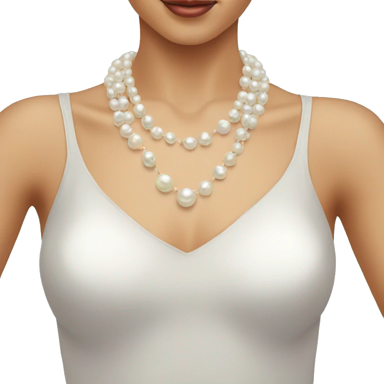 pearl necklace  emoji