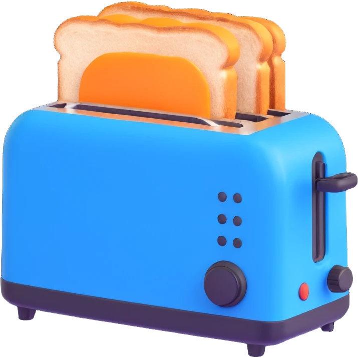 blue toaster emoji