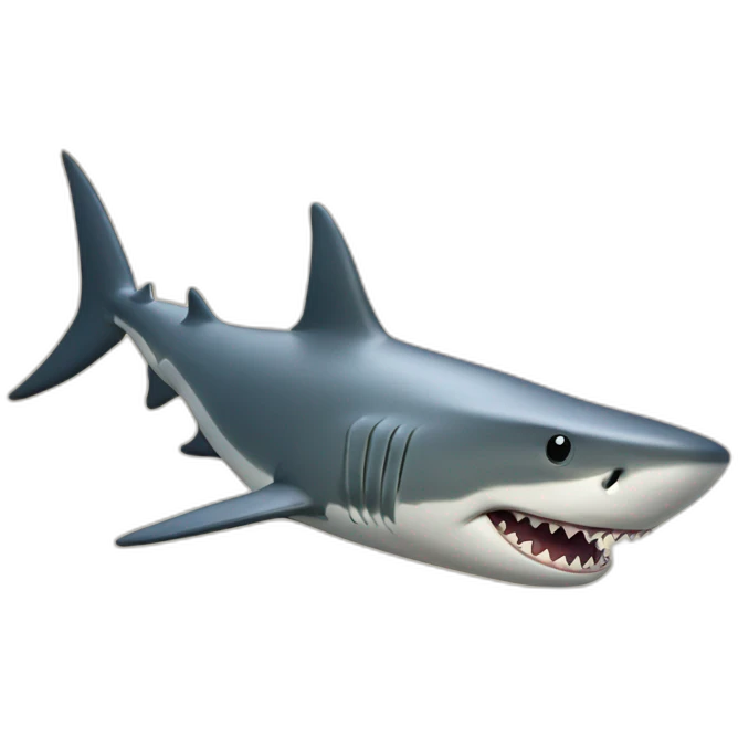 The shark gives a note with the inscription "ReviewsJr" emoji