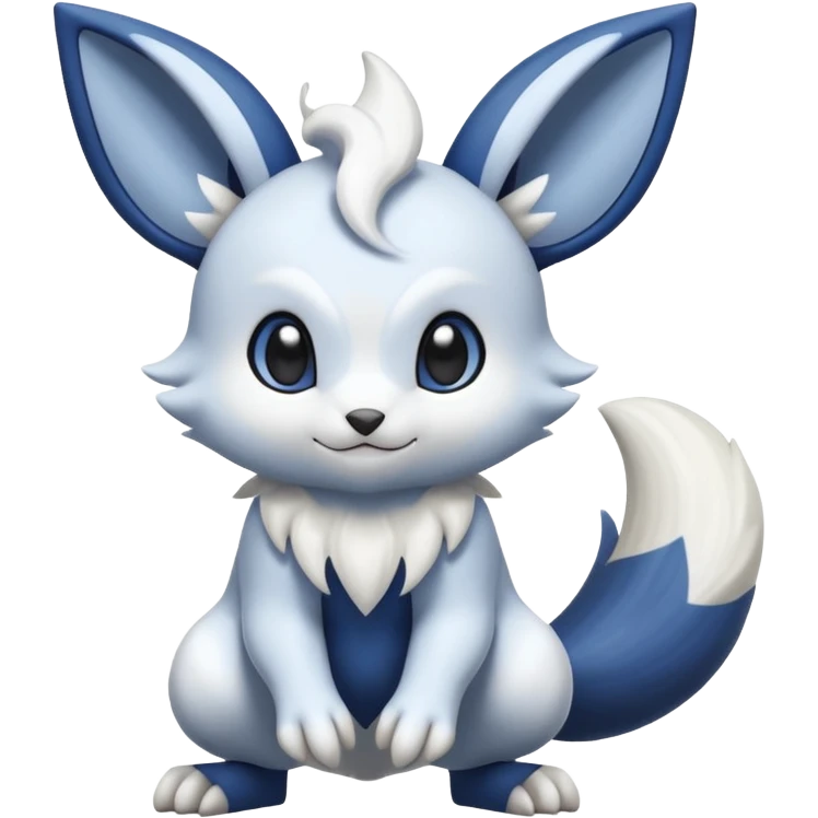 Shiny Minccino-Absol-Meowstic-Hybrid (Full body) emoji