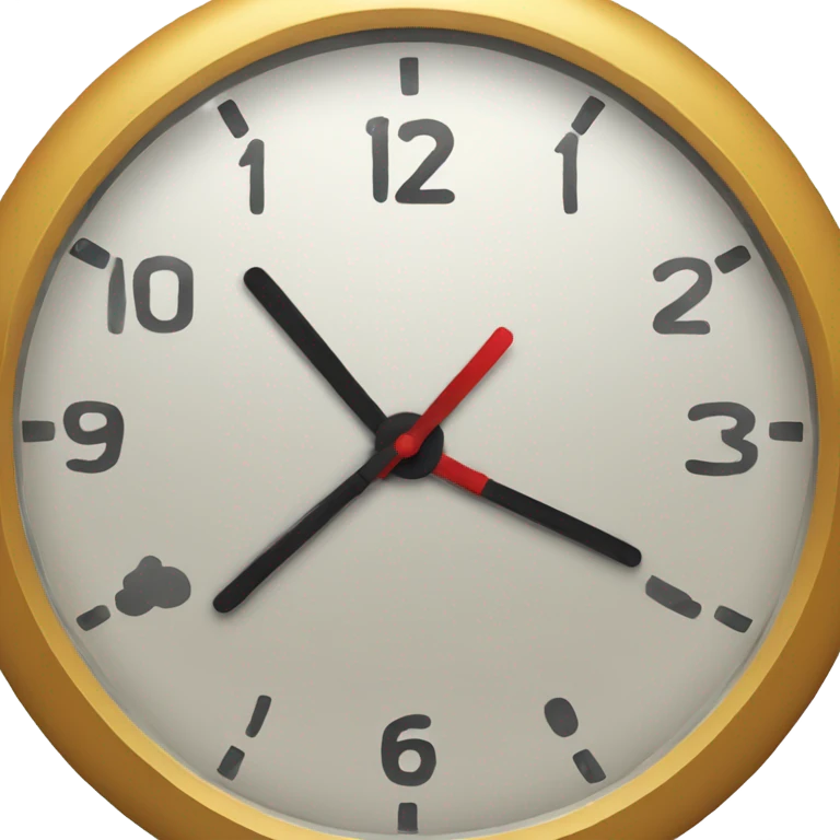 Clock is ticking  emoji