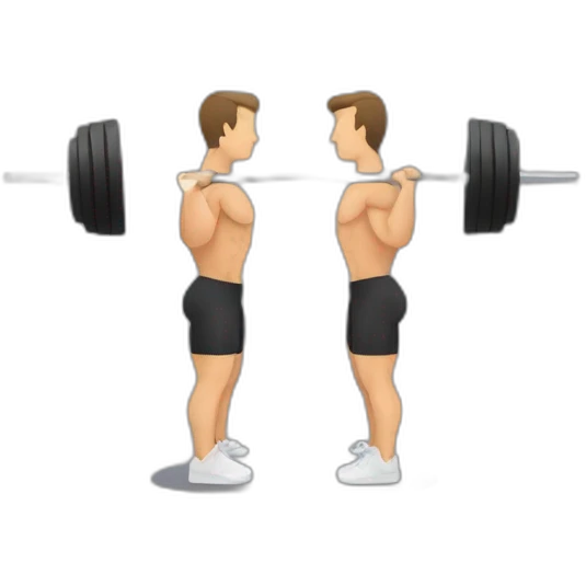 barbell deadlift emoji