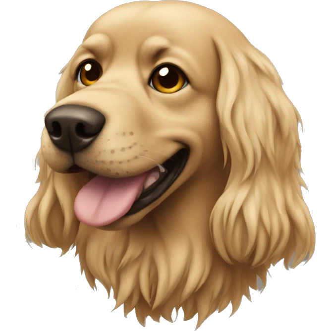 dreadheaded dog emoji