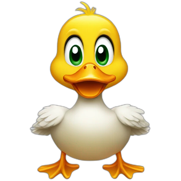 dangerous duck emoji