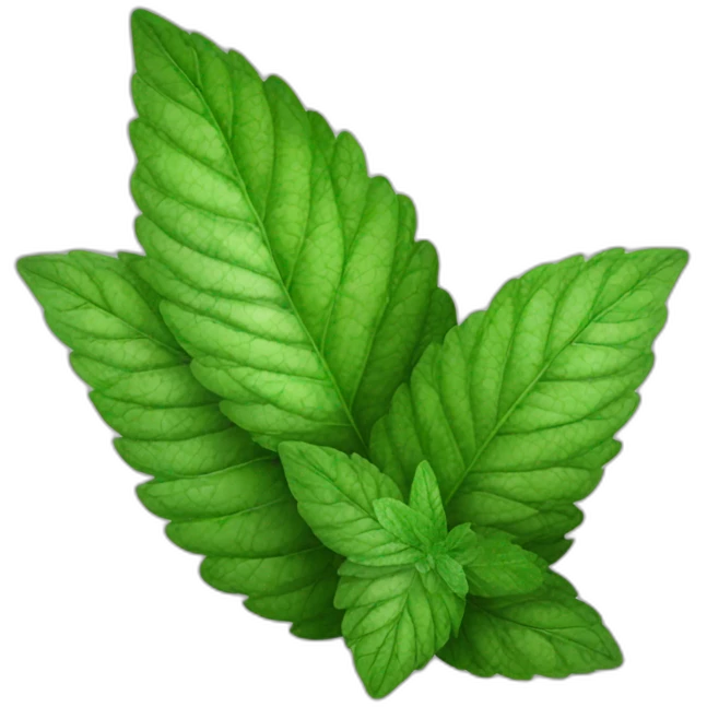 peppermint leaves emoji