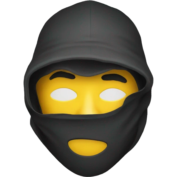 robber mask  emoji