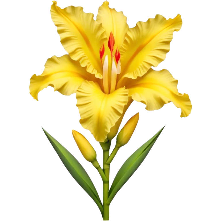 yellow gladiolus emoji