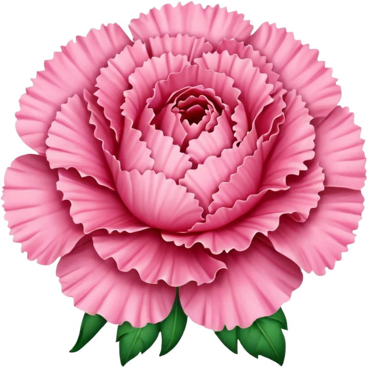 Pink carnation emolis emoji