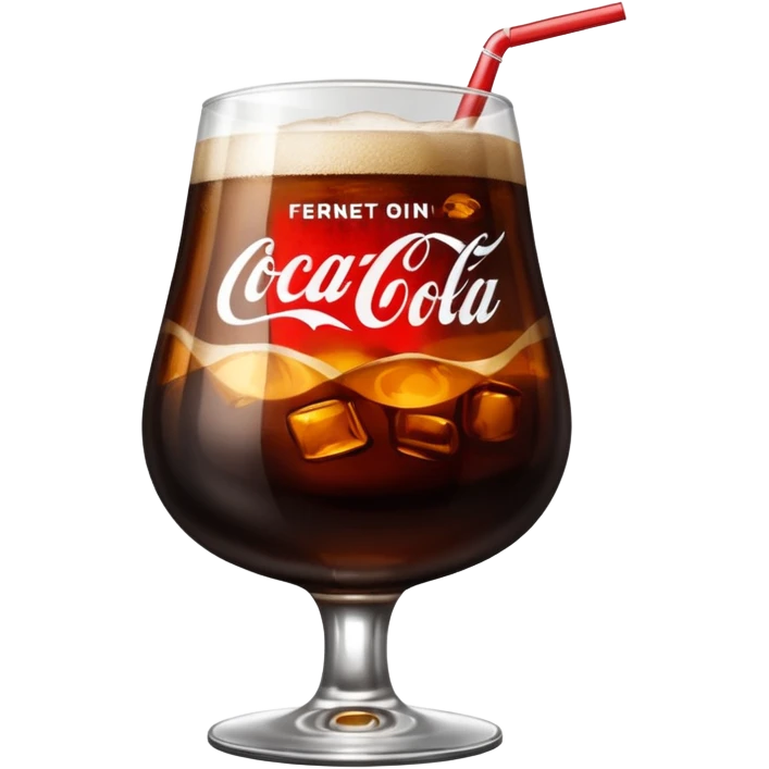 Fernet con coca sin limón emoji