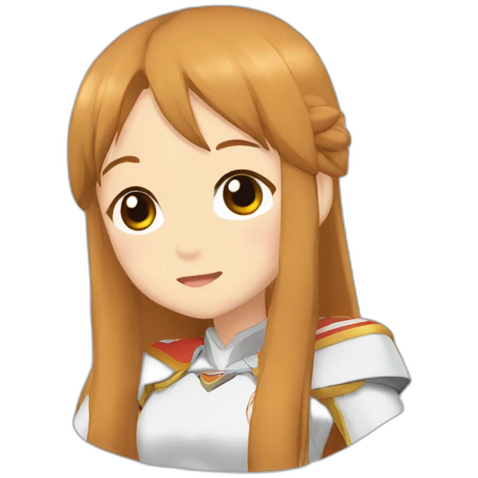 asuna kiss emoji