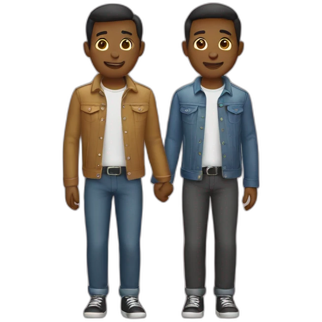 gay couple emoji