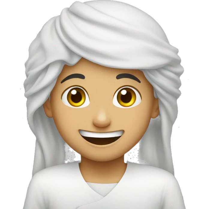 saudi arabian Laughing kid emoji