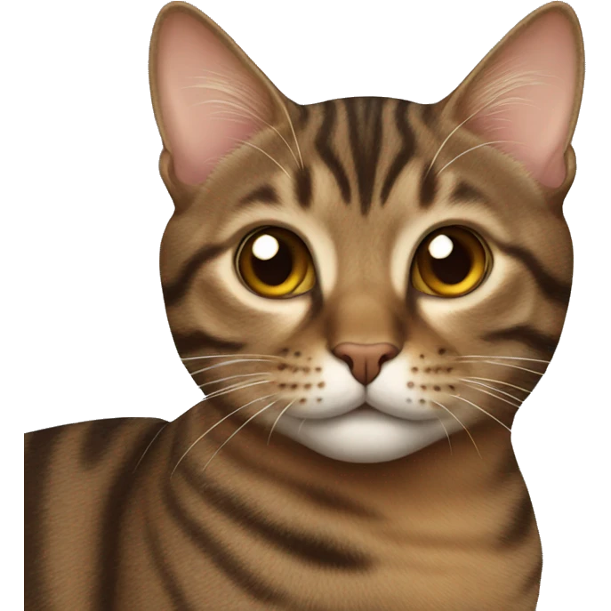 Brown tabby cat emoji