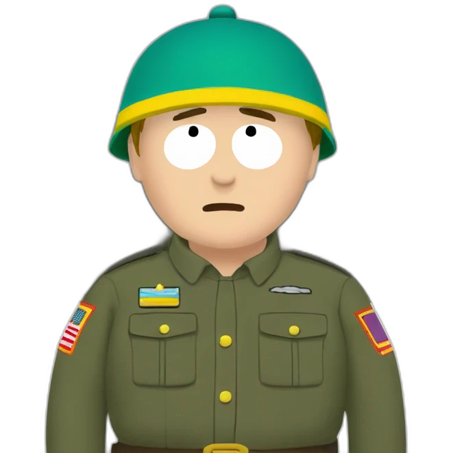Cartman Deutsch army emoji