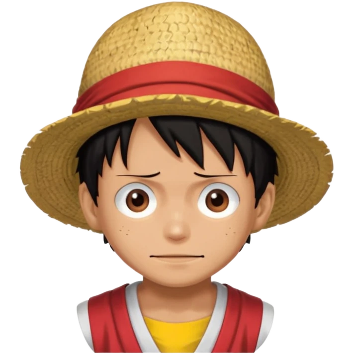Luffy from one piece emoji