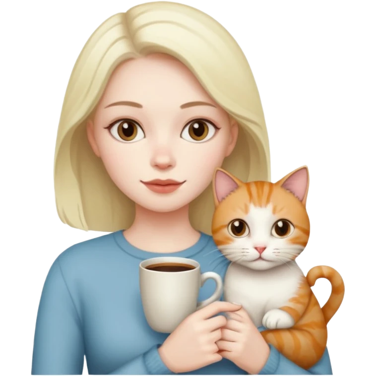 Coffeeand cats emoji