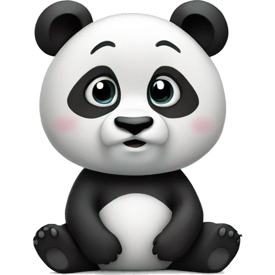 panda that are thinking emoji