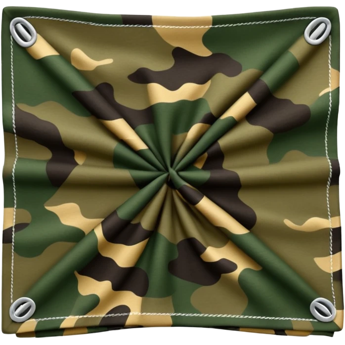 forrest camouflage bandana emoji