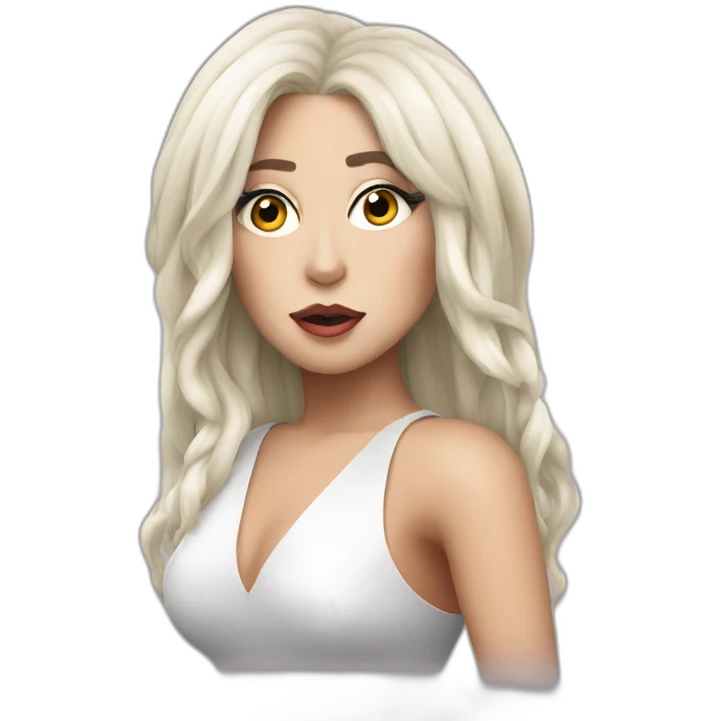Lady gaga qui chante  emoji