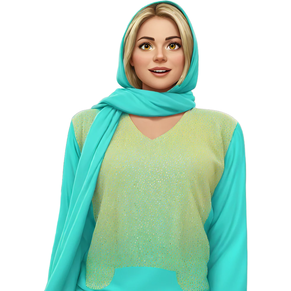 realistic solo girl portrait emoji