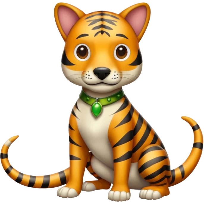 Tiger Dog Lizard  emoji