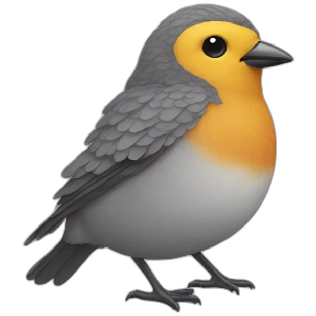 a bird wearing a jumper emoji
