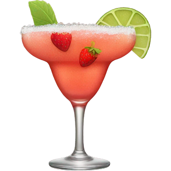 strawberry margarita  emoji