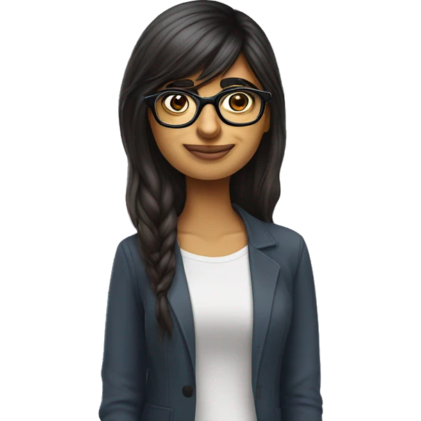 mia khalifa wear glasses emoji