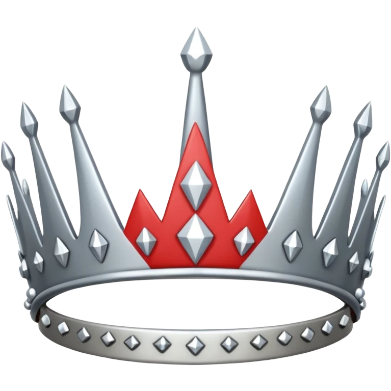 Tiara with nails emoji