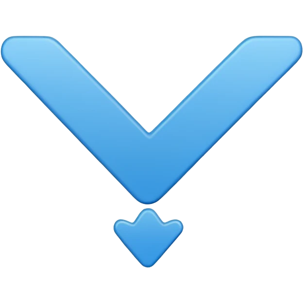 Logo centang biru emoji