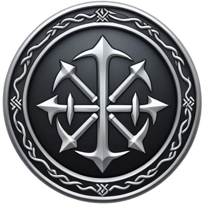 death metal nordic rune emblem emoji