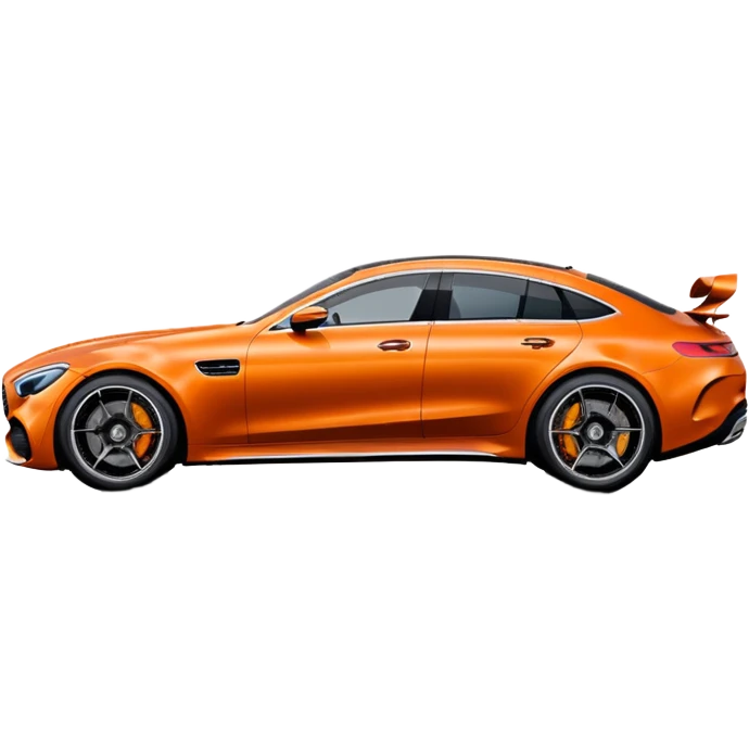 Mercedes amg gt 63 orange colour emoji