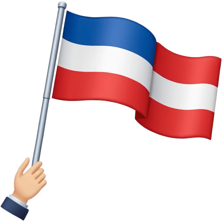 French resistant flag from world war 2 as an emoji emoji