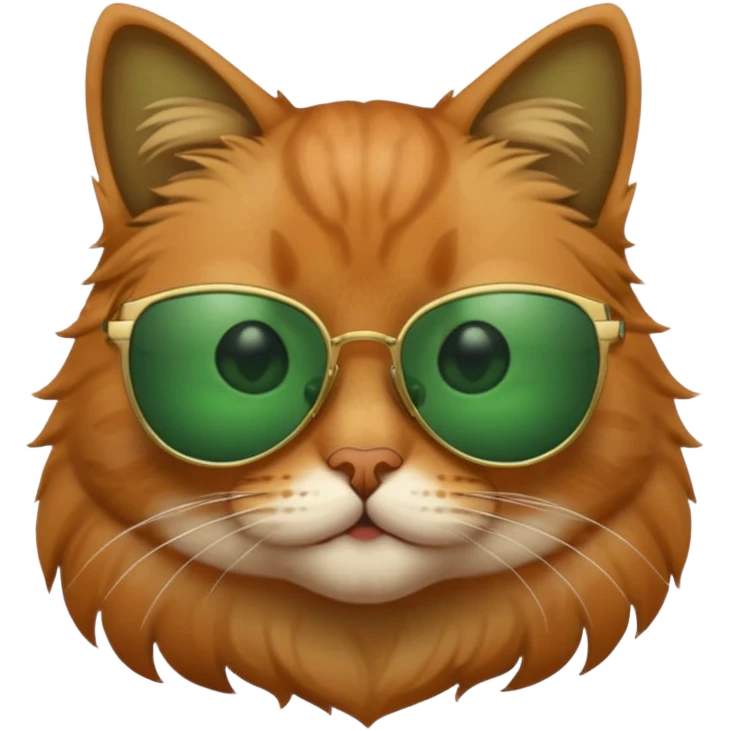 Cat wearing sunglasses emoji