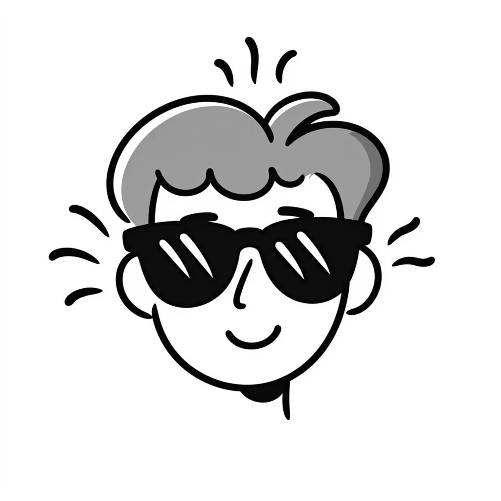 face with sunglasses, wavy heat lines, feeling hot emoji
