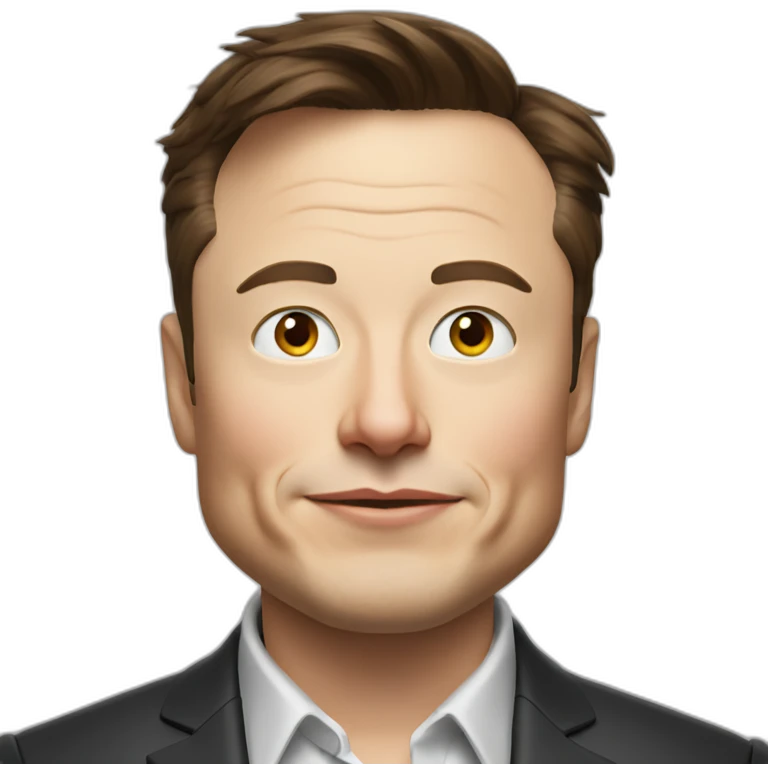 elon musk in a formula one emoji